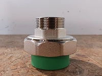 Ca. 30x messing 3 deligekoppeling 50mm ppr x 1 1/2 buitendraad , ifan, 2025 - afbeelding 1 van  5