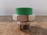 Ca. 30x messing 3 deligekoppeling 50mm ppr x 1 1/2 buitendraad , ifan, 2025 - afbeelding 2 van  5