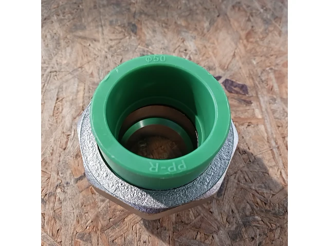 Ca. 30x messing 3 deligekoppeling 50mm ppr x 1 1/2 buitendraad , ifan, 2025 - afbeelding 3 van  5