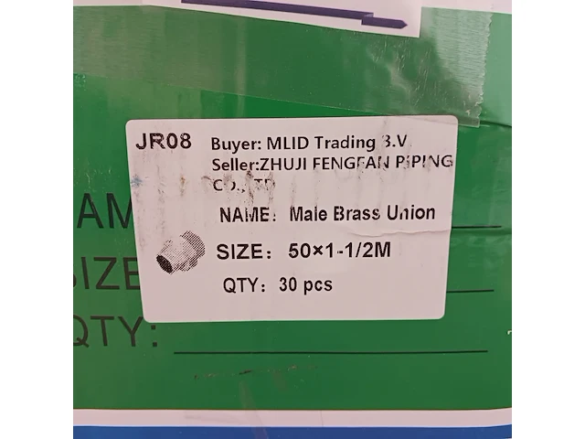 Ca. 30x messing 3 deligekoppeling 50mm ppr x 1 1/2 buitendraad , ifan, 2025 - afbeelding 5 van  5