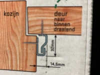 Ca. 30x secu inbraak beveiliging deurstrip - afbeelding 4 van  6