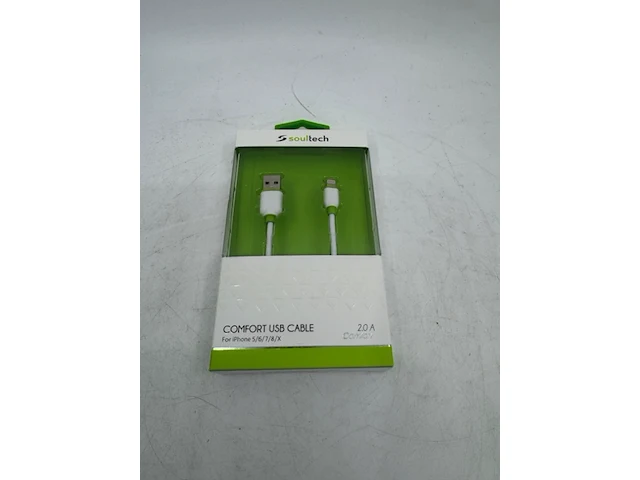 Ca. 30x usb laadsnoer iphone soultech, dk032b - afbeelding 1 van  4