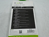 Ca. 30x usb laadsnoer iphone soultech, dk032b - afbeelding 2 van  4