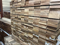 Ca. 310x ipé prime hardhouten planken gescchaafd, 21x95mm, lengte 65cm - afbeelding 3 van  3