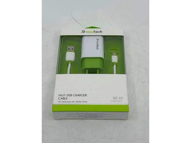 Ca. 312x usb lader met micro-usb laadsnoer soultech, sc212b - afbeelding 1 van  5