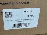 Ca. 312x usb lader met micro-usb laadsnoer soultech, sc212b - afbeelding 3 van  5