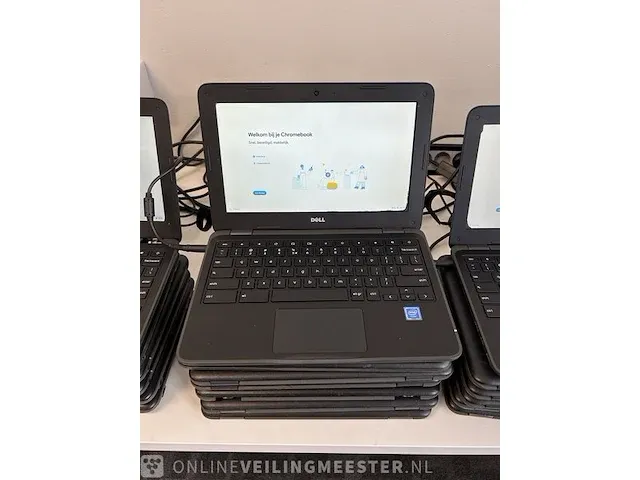 Ca. 31x laptop dell , dell chromebook 3180, zwart - afbeelding 4 van  7