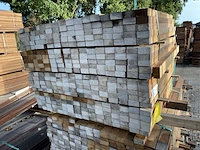 Ca. 320x ipé regels fijnbezaagd, 27x50mm, lengte 65cm - afbeelding 3 van  3
