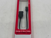 Ca. 320x usb 2.0 laadsnoer, behcbl00026, zwart - afbeelding 4 van  6