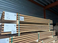 Ca. 321x angelim pedra latten geschaafd, 20x45mm, lengte 137/430cm, 57/460cm, 66/490cm, 18/520cm, 43/550cm - afbeelding 2 van  4