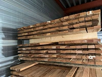 Ca. 321x angelim pedra latten geschaafd, 20x45mm, lengte 137/430cm, 57/460cm, 66/490cm, 18/520cm, 43/550cm - afbeelding 3 van  4