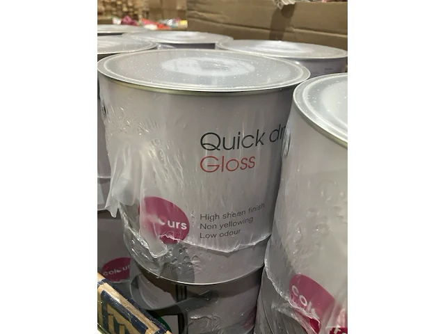 Ca. 32x blikken verf, quick dry gloss, hout en metaal - afbeelding 4 van  4