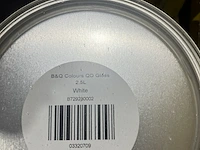 Ca. 32x blikken verf, quick dry gloss, white - afbeelding 2 van  4