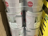 Ca. 32x blikken verf, quick dry gloss, white - afbeelding 3 van  4