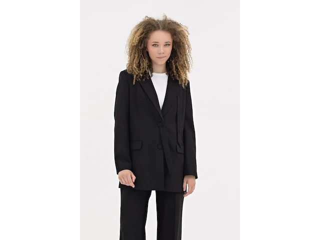 Ca. 32x broek en 64x colbert, suitss me, off-beat en daily food, just black - afbeelding 10 van  13