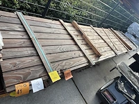 Ca. 32x douglas halfhoutsrabat, 18x135mm, lengte 500cm - afbeelding 1 van  3