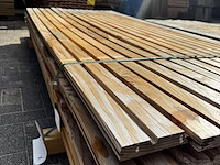 Ca. 32x douglas rhombus profiel - enkelzijdig , 2,8 x 14 x 180 cm - werkende breedte 13 cm - afbeelding 3 van  3