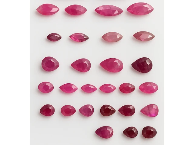 Ca. 32x natuurlijk ruby - 5.29ct, rood - afbeelding 1 van  3