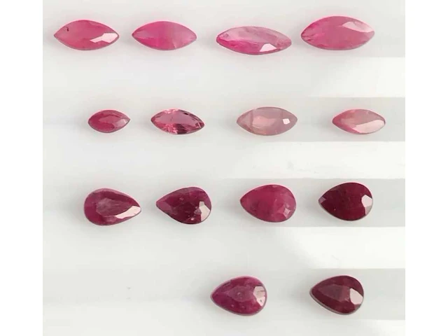 Ca. 32x natuurlijk ruby - 5.29ct, rood - afbeelding 3 van  3