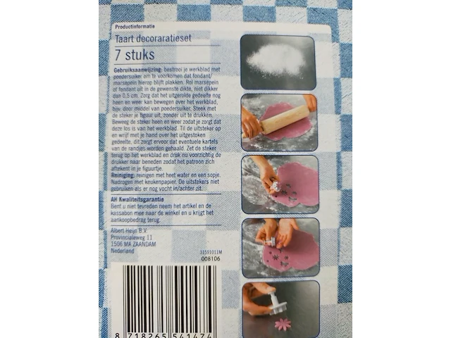 Ca. 32x taartdecoratie sets - afbeelding 4 van  4