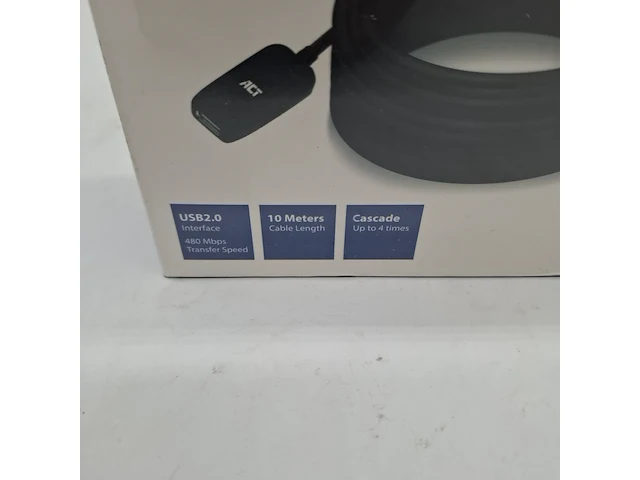 Ca. 32x usb-a booster verlengkabel 10mtr., act, ac6010 - afbeelding 3 van  6