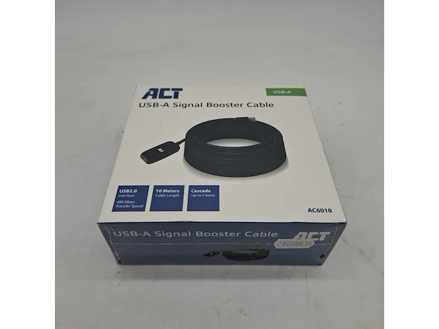 Ca. 32x usb-a booster verlengkabel 10mtr., act, ac6010 - afbeelding 6 van  6
