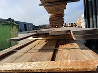 Ca. 33x guyana ipé planken b-fix profiel, 21x120mm - afbeelding 3 van  3