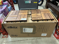 Ca. 33x tuintegel acacia hout - afbeelding 1 van  3