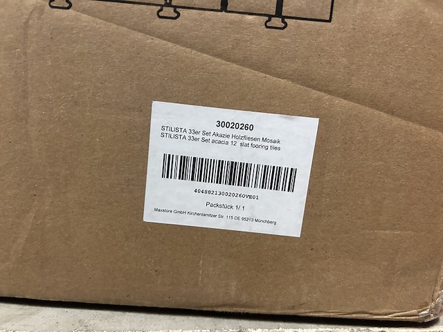 Ca. 33x tuintegel acacia hout - afbeelding 3 van  3