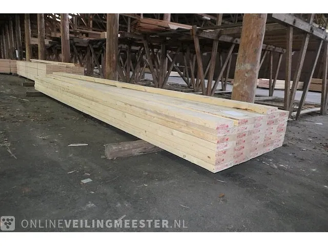 Ca. 34x vuren balk - afbeelding 2 van  9