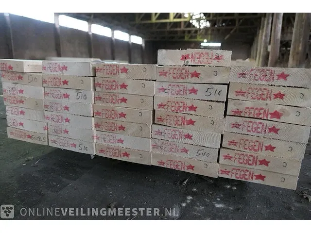 Ca. 34x vuren balk - afbeelding 4 van  9