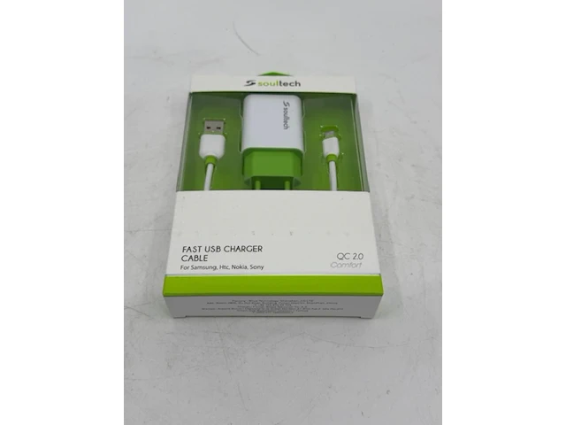 Ca. 350x usb lader met micro-usb laadsnoer soultech, sc212b - afbeelding 1 van  4