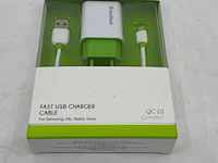 Ca. 350x usb lader met micro-usb laadsnoer soultech, sc212b