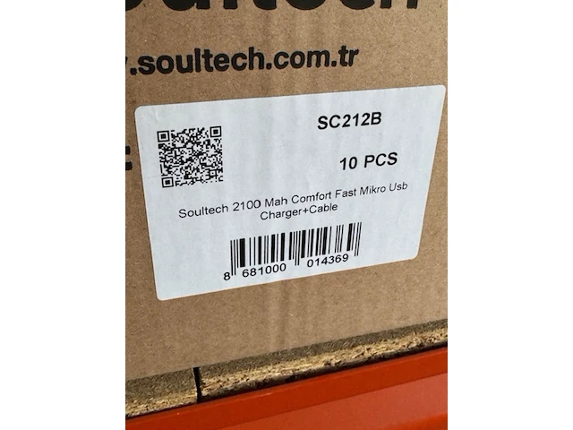 Ca. 350x usb lader met micro-usb laadsnoer soultech, sc212b - afbeelding 3 van  4