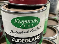 Ca. 35x blikken lakverf, koopmans verf, pacific bruin 526 - afbeelding 2 van  4