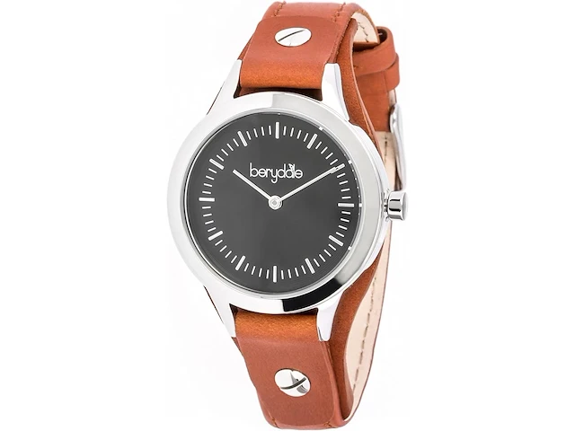 Ca. 35x dameshorloge met leren band berydale, bd703-4 - afbeelding 1 van  4