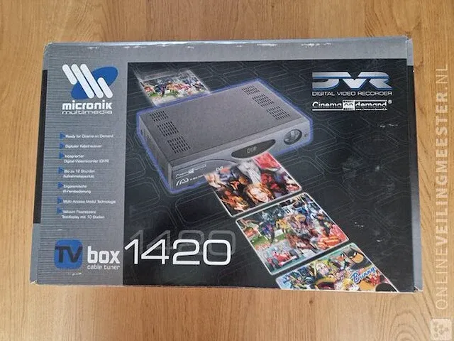Ca. 35x digital video recorder micronik, tv box 1420, zwart - afbeelding 2 van  8