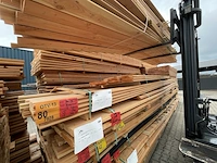 Ca. 35x douglas blokhutprofiel, 28x175mm, lengte 13/300cm, 22/500cm - afbeelding 2 van  3