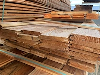 Ca. 35x douglas blokhutprofiel, 28x180mm, lengte 13/300cm, 22/500cm - afbeelding 3 van  3