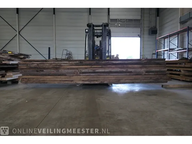 Ca. 35x eikenhouten plank - afbeelding 1 van  13