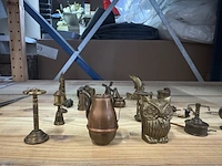 Ca. 35x unieke beelden brons, messing, tin - afbeelding 5 van  11