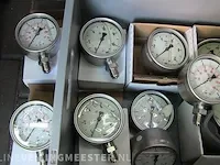 Ca. 35x volledig rvs manometers baumer, manfred junnemann, chemie, rvs - afbeelding 3 van  7