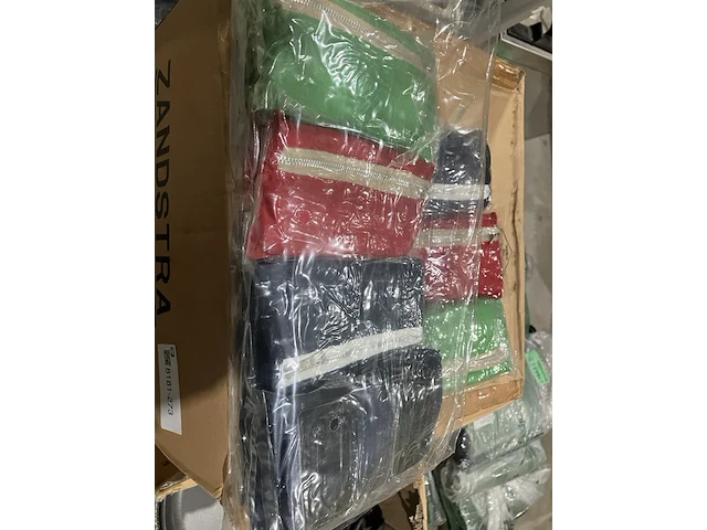 Ca. 360x opvouwbare rugtasjes, zandstra - afbeelding 2 van  3