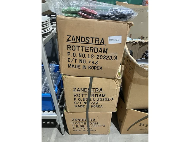 Ca. 360x opvouwbare rugtasjes, zandstra - afbeelding 3 van  3