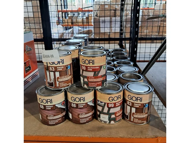Ca. 36x diverse soorten aflak , gori - afbeelding 1 van  4