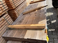 Ca. 36x douglas planken geschaafd, 18x195mm, lengte 300cm - afbeelding 1 van  3