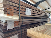 Ca. 36x douglas wisselsponning/halfhoutsrabat, 18x190mm, lengte 300cm - afbeelding 4 van  4