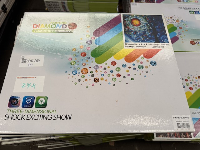 Ca. 37x diamond painting inclusief tools 40x50cm i-wannahave - afbeelding 2 van  7