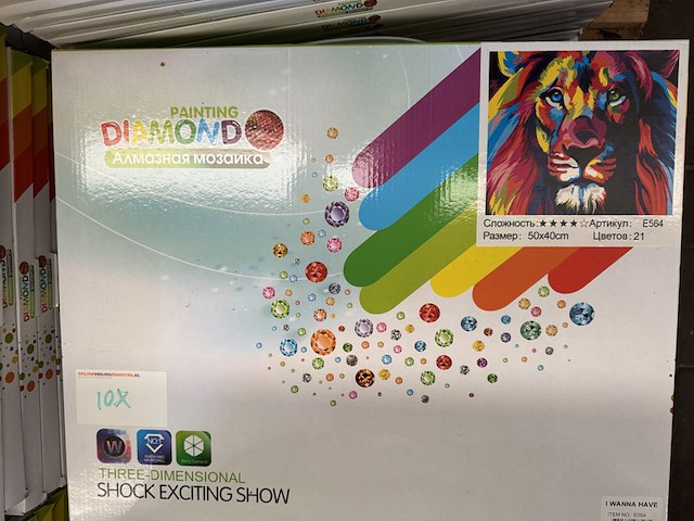 Ca. 37x diamond painting inclusief tools 40x50cm i-wannahave - afbeelding 5 van  7