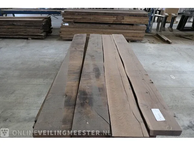 Ca. 37x eiken balk - afbeelding 2 van  13